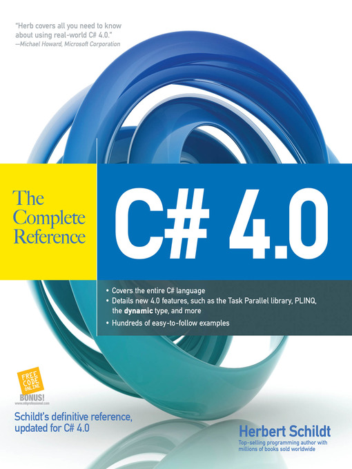 Title details for C# 4.0 The Complete Reference by Herbert Schildt - Wait list